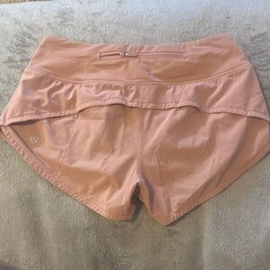 lululemon athletica Peach Athletic Shorts